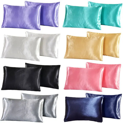 Satin Silk Pillowcase Set