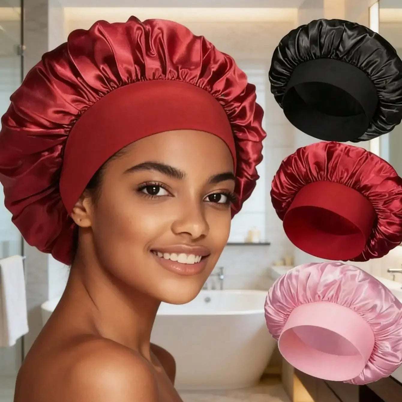 Luxury Satin Silk Sleep Cap